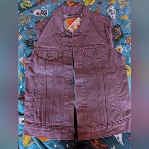 Levi's Deep Purple Denim Vest